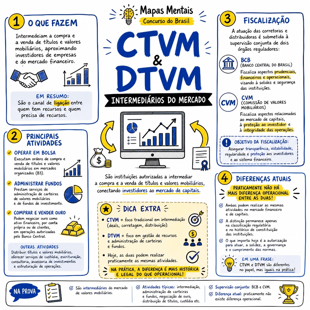 CTVM & DTVM: Intermediários do Mercado
