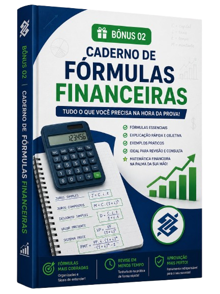 Bônus 02 - Caderno de Fórmulas de Matemática Financeira