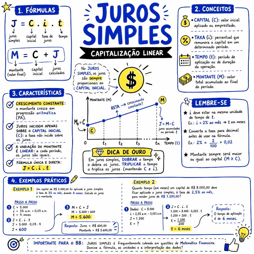 Matemática Financeira: Juros Simples