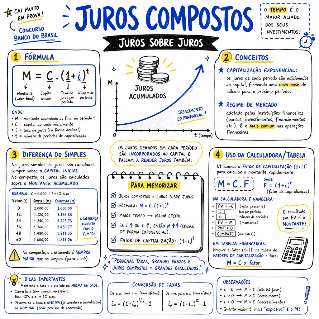 Matemática Financeira: Juros Compostos